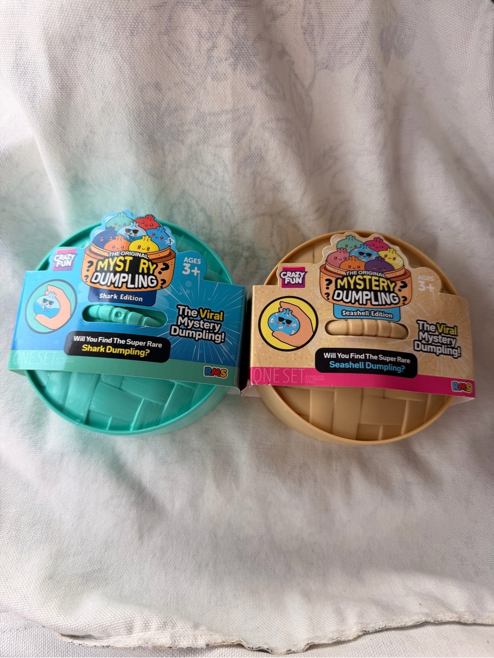 2 RMS Mystery Dumplings- NOT SEALED Seashell and Shark Edition